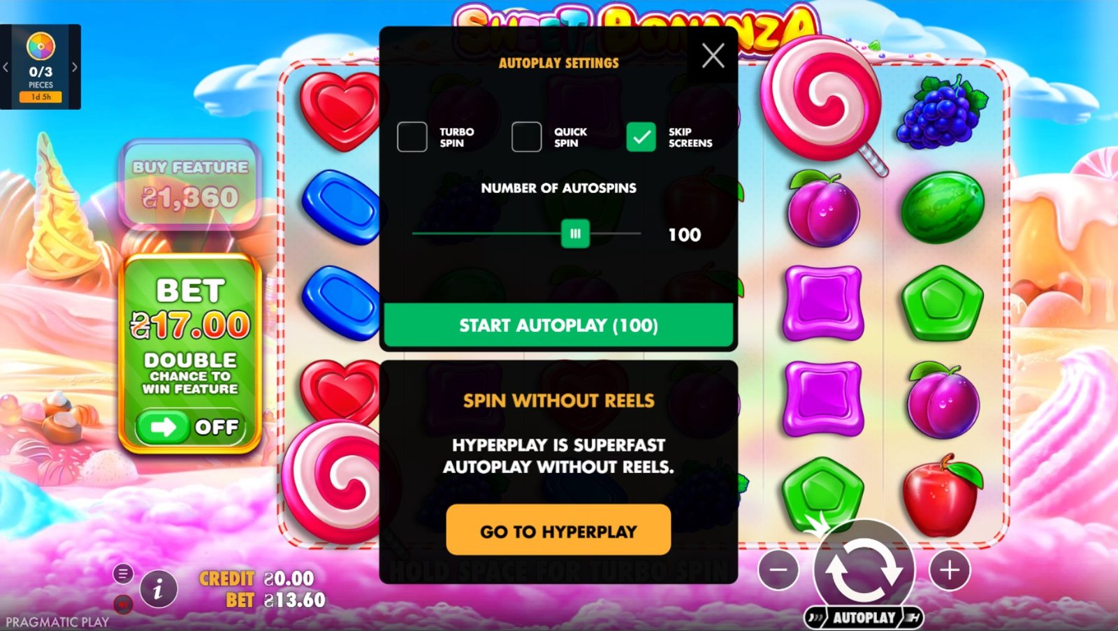 Sweet Bonanza Autoplay Screenshot