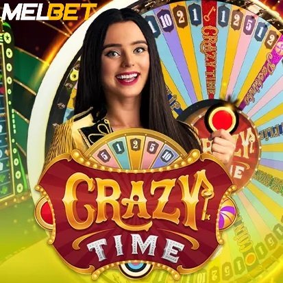 MelBet Crazy Time live show logo