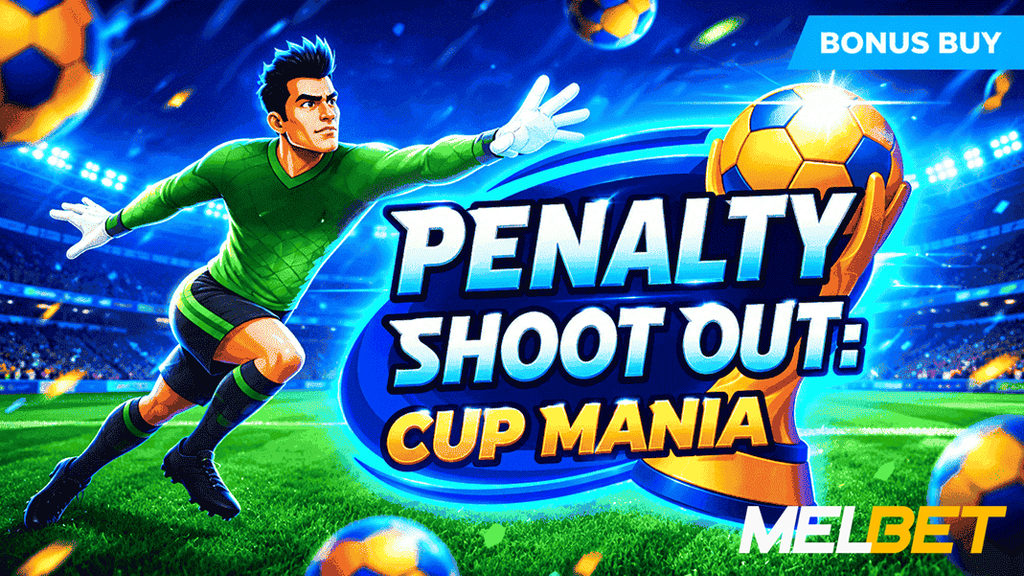 Penalty Shoot Out Cup Mania Logo MelBet